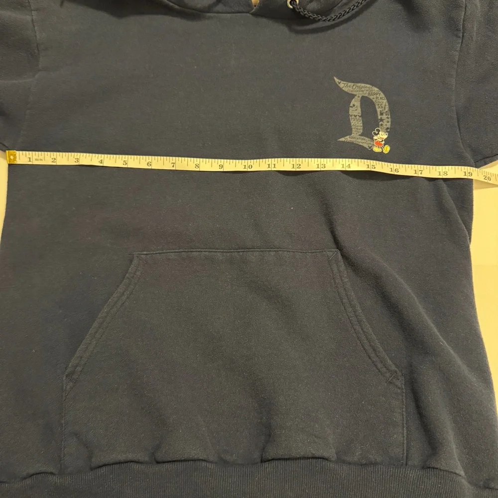Disneyland Mickey Mouse Hoodie Navy Disney Parks- Small - Picture 8 of 9